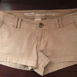 Tan short shorts sz 4